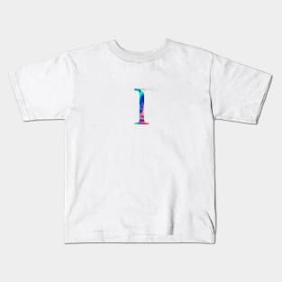 Rainbow Marble Iota Kids T-Shirt